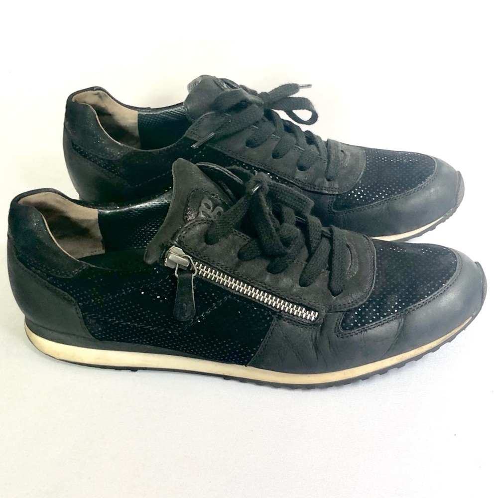 Paul Green leather and suede trainers
